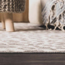 Beige Liversedge Leopard Print Area Rug