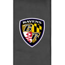 Silver Club Chair with Baltimore Ravens Alternate Logo
