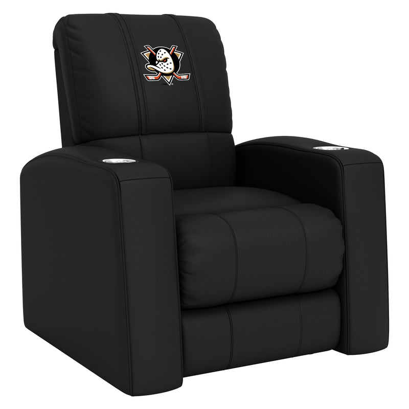 Relax Home Theater Recliner with Anaheim Ducks Primary Logo