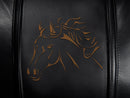 Silver Sofa with Horse Head Logo Panel