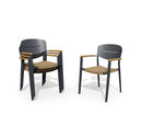 Gin 5-Piece Wicker Dining Set