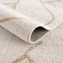 Azzan Cream & Gold Area Rug - Clearance