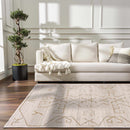 Azzan Cream & Gold Area Rug - Clearance