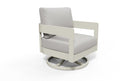 Aconcagua 4-Piece Aluminum Living Room Set With Swivel Chairs
