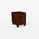 Box/File Rolling Pedestal with Lock