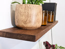 Thin Oak Floating Shelves in 24" to 36" lengths