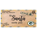 Green Bay Packers 6'' x 12'' Letter to Santa Sign