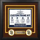 San Diego Padres Custom MLB Baseball 11x14 Picture Frame Kit (Multiple Colors)