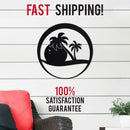 Sunset Palms Sign