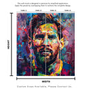 Lionel Messi Art Wallpaper Mural.