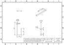 Metal Paper Towel Holder - Under Mount