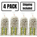 White Butterfly Popped Popcorn | Pack of 4 | 7 oz | Non-GMO | Shipping Included | Gold Dust Kettle Corn