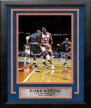 Patrick Ewing v. Shaquille O'Neal New York Knicks 8" x 10" Framed Basketball Photo