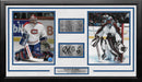 Patrick Roy Framed Hockey Photo Collage with Career Stats & Engraved Autograph