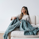 PATTERNED FAUX FUR XL THROW BLANKETS