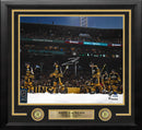 Pavel Zacha 2023 Winter Classic Entrance Boston Bruins Autographed 16" x 20" Framed Hockey Photo
