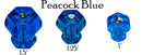 Glass Knob, Hex-Shaped