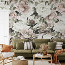 Watercolor Peony Bouquet Wallpaper Peel and Stick