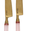 24pc Set Peony Blush Cutlery - 6 Piece - Set of 4