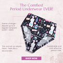 Period Underwear in Boy Shorts or High Rise Style [Available in SM-2XL]