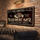 Personalized Basement Bar Sign