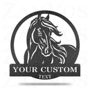 Personalized Horse Ranch Sign