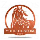 Personalized Horse Ranch Sign