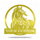 Personalized Horse Ranch Sign
