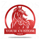 Personalized Horse Ranch Sign