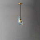 Petal Blue Glass Pendant Light