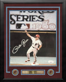 Pete Rose 1980 World Series Philadelphia Phillies Autographed 16" x 20" Framed Baseball Photo