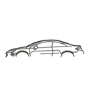 407 Coupe Metal Car Wall Art - NC0834