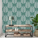 Contemporary Fern Leaves Wallpaper Fashionable