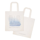 Philadelphia Cityscape Cotton Canvas Tote Bag