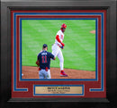 Bryce Harper Stares Down Arcia 2023 NLDS Philadelphia Phillies 8" x 10" Framed Photo