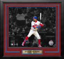 Kyle Schwarber Blackout Swing Philadelphia Phillies 11" x 14" Framed Baseball Photo
