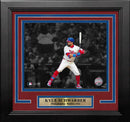 Kyle Schwarber Blackout Swing Philadelphia Phillies 8" x 10" Framed Baseball Photo