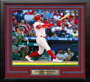 Kyle Schwarber Home Run Swing Philadelphia Phillies 16" x 20" Framed Baseball Photo