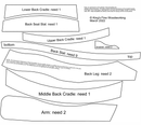 Kid Sized Adirondack Chair Templates for Download; PDF File Only