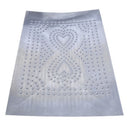 Heart Design Pie Safe Tin Vintage-Style 10" High x 14" Wide, Tin Plated or Un-Plated Steel, Authentic American 1800s Look