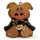 Henry The Pig Rustic Wooden Decoration | 7" x 7" | The Painted Attic