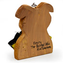 Henry The Pig Rustic Wooden Decoration | 7" x 7" | The Painted Attic