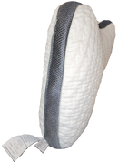 Hybrid Natural Latex Shoulder Pillow — Contoured Side Sleeper Support