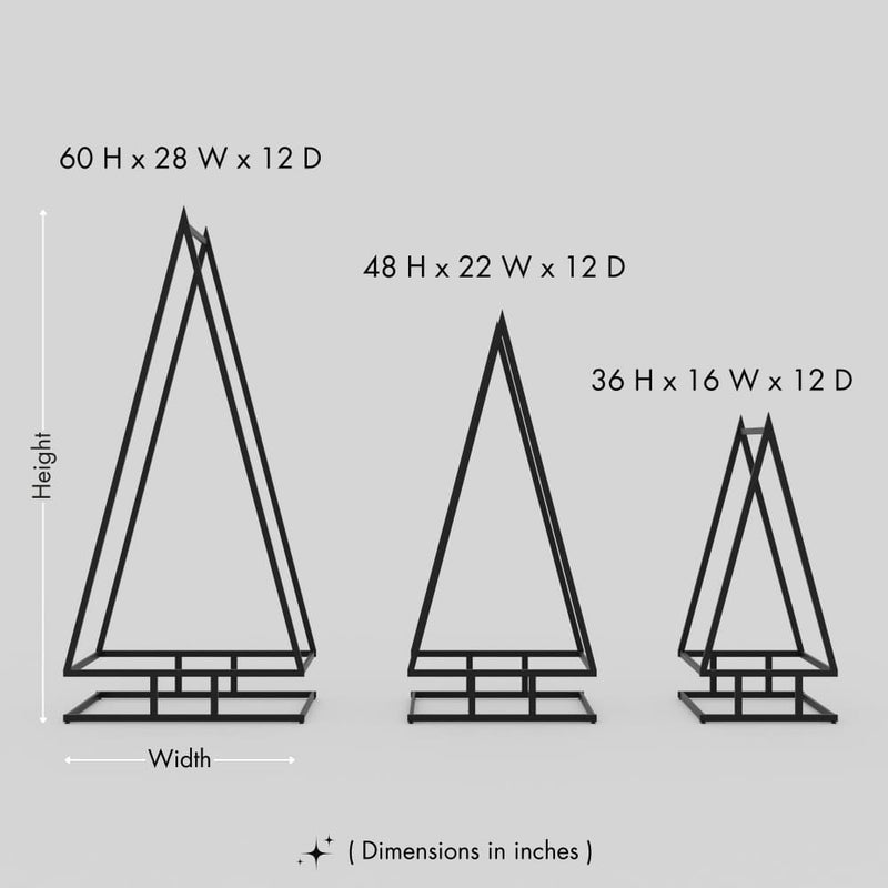 Pine Tree Shaped Firewood Rack