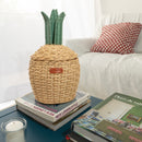 Pineapple Rattan Storage Basket Natural - Small