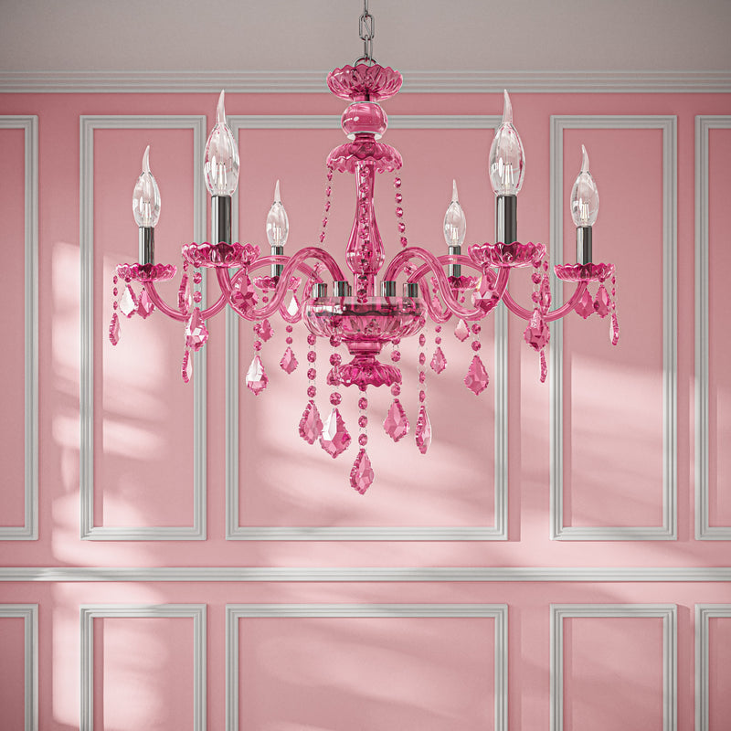 Brigitte Chandelier - Pink