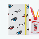 Pinup Girl Desk Set | Notebook, Pen Cup, and Pen Gift Bundle