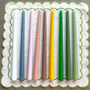 Extra Tall Pistachio Cream Taper Candle, 1 Case of 48 Packs (4 Candles per Pack)
