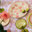 Pistachio & Lychee Leaf Dinner Plate - Set of 4 (+1 Bonus Plate)
