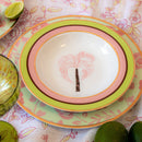 Pistachio & Lychee Palm Soup Bowl - Set of 4 (+1 Bonus Bowl)